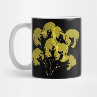 Fantasy flower vector Mug